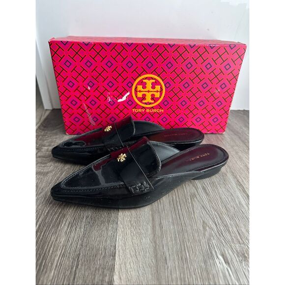 TORY BURCH Pointed-Toe Backless Loafers Size US 6 $478 - Picture 10 of 12